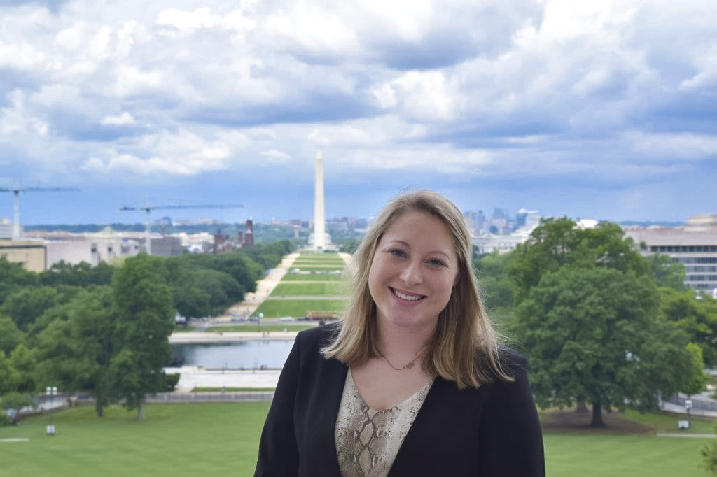 Claire Hollenbeck from the Speaker's Balcony