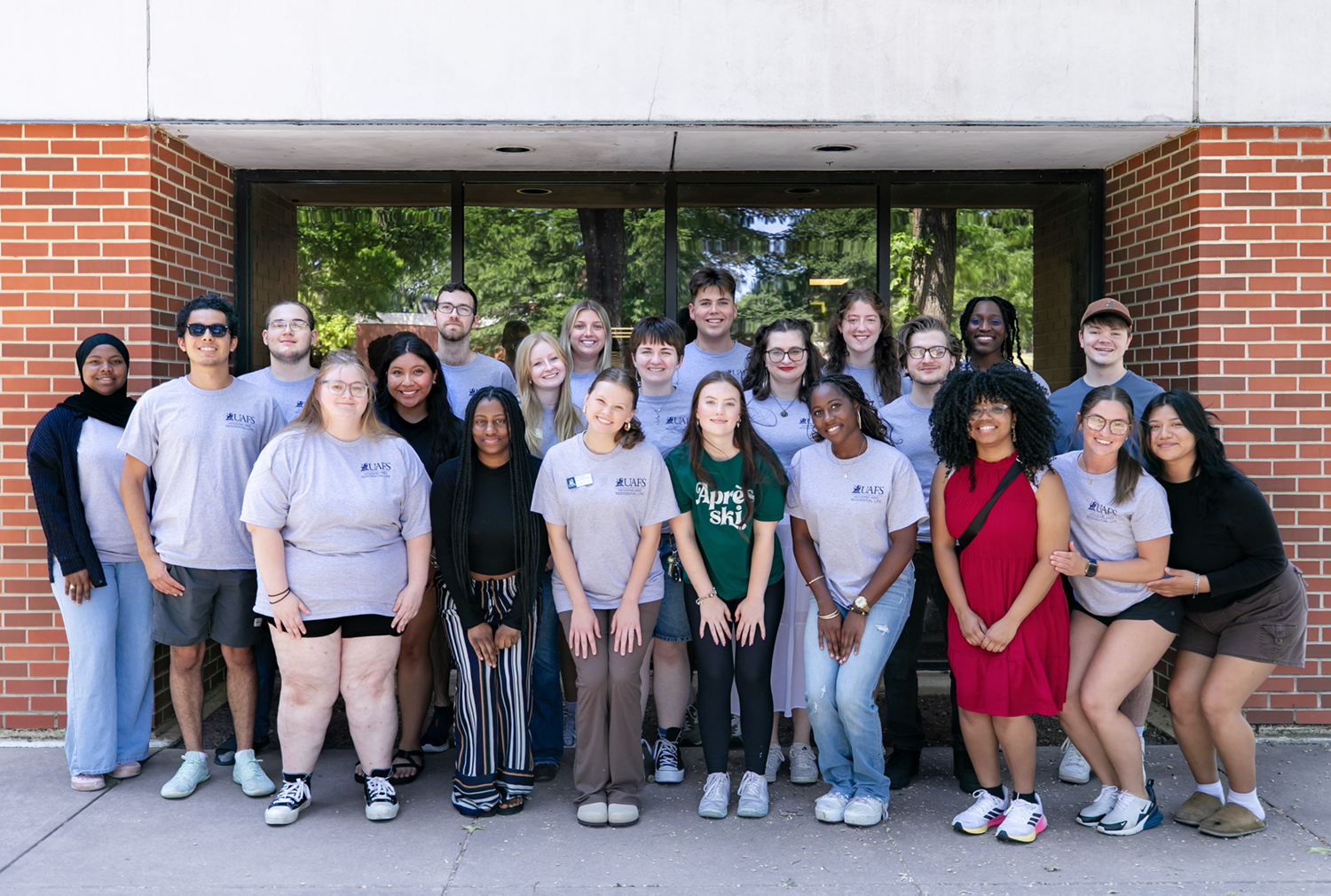 Resident assistants for the University of Arkansas - Fort Smith 2025-2026 school year.